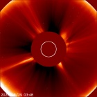 Latest LASCO C2 image of the Sun